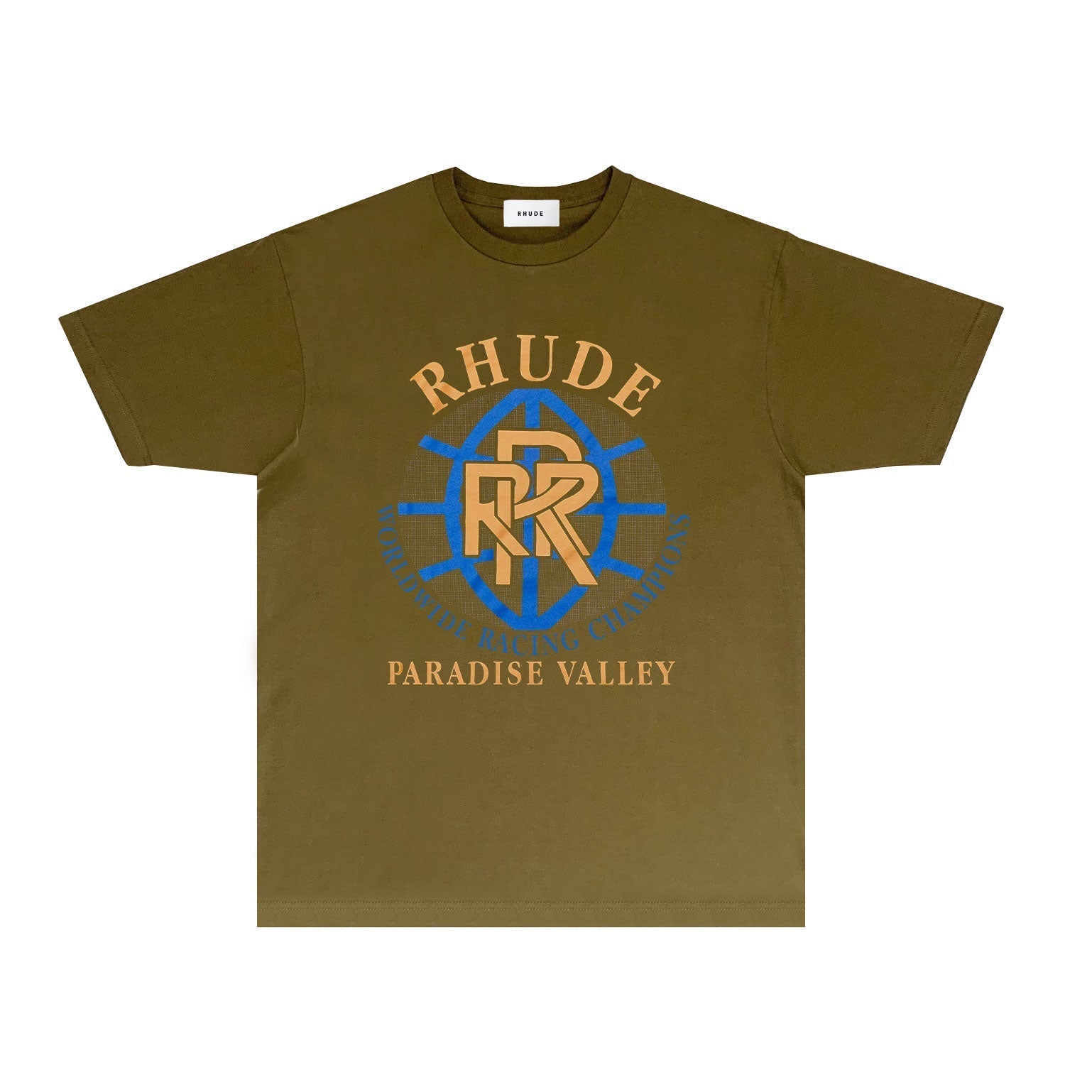 Rhude T Shirts Printed Trendy Pure Cotton