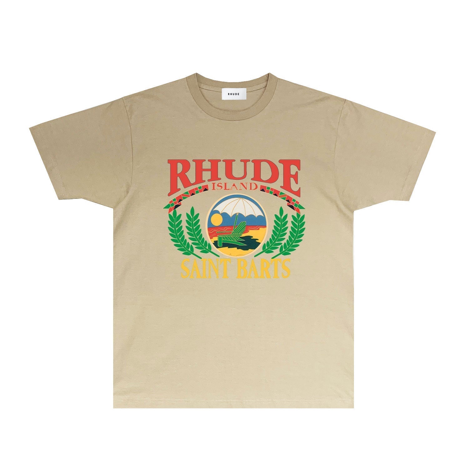 Rhude T Shirts Printed Trendy Pure Cotton
