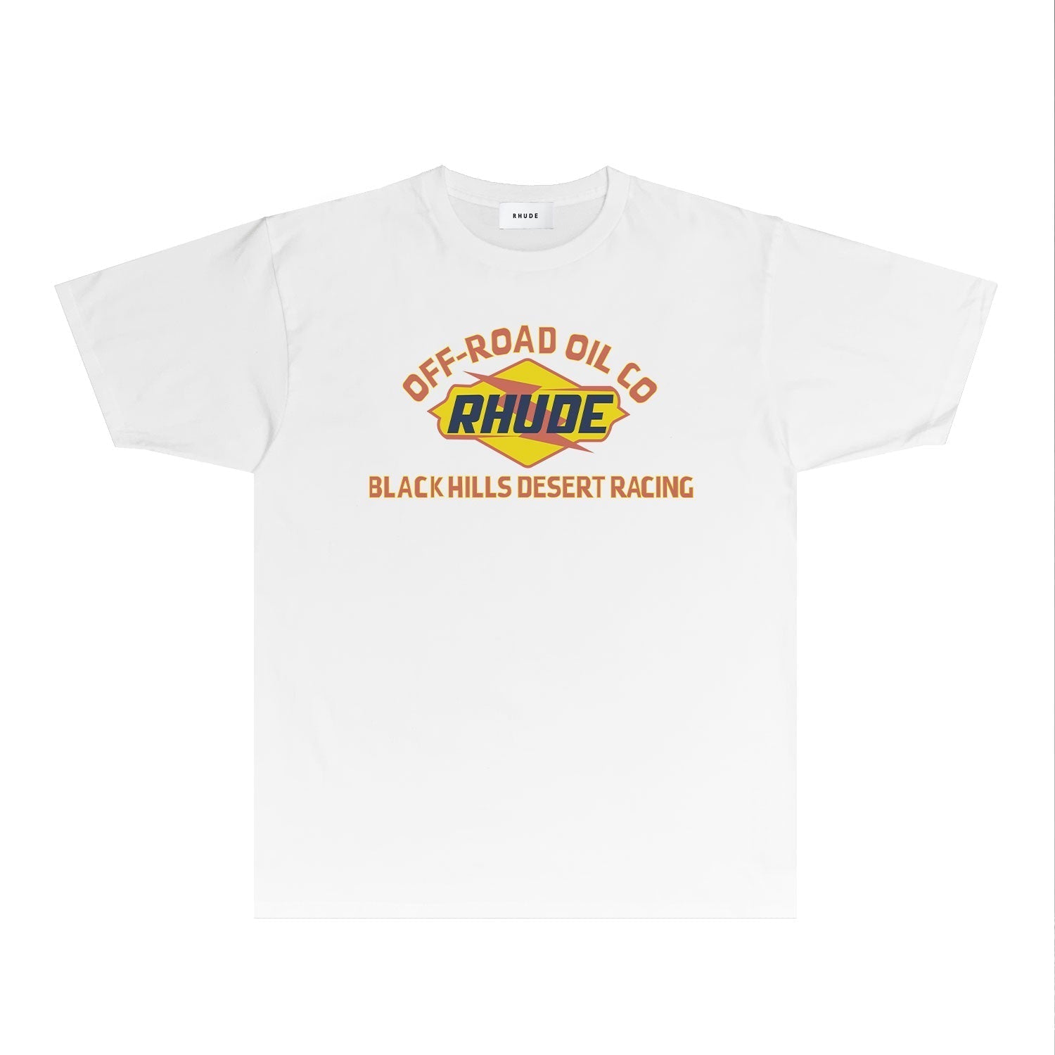 Rhude T Shirts Printed Trendy Pure Cotton