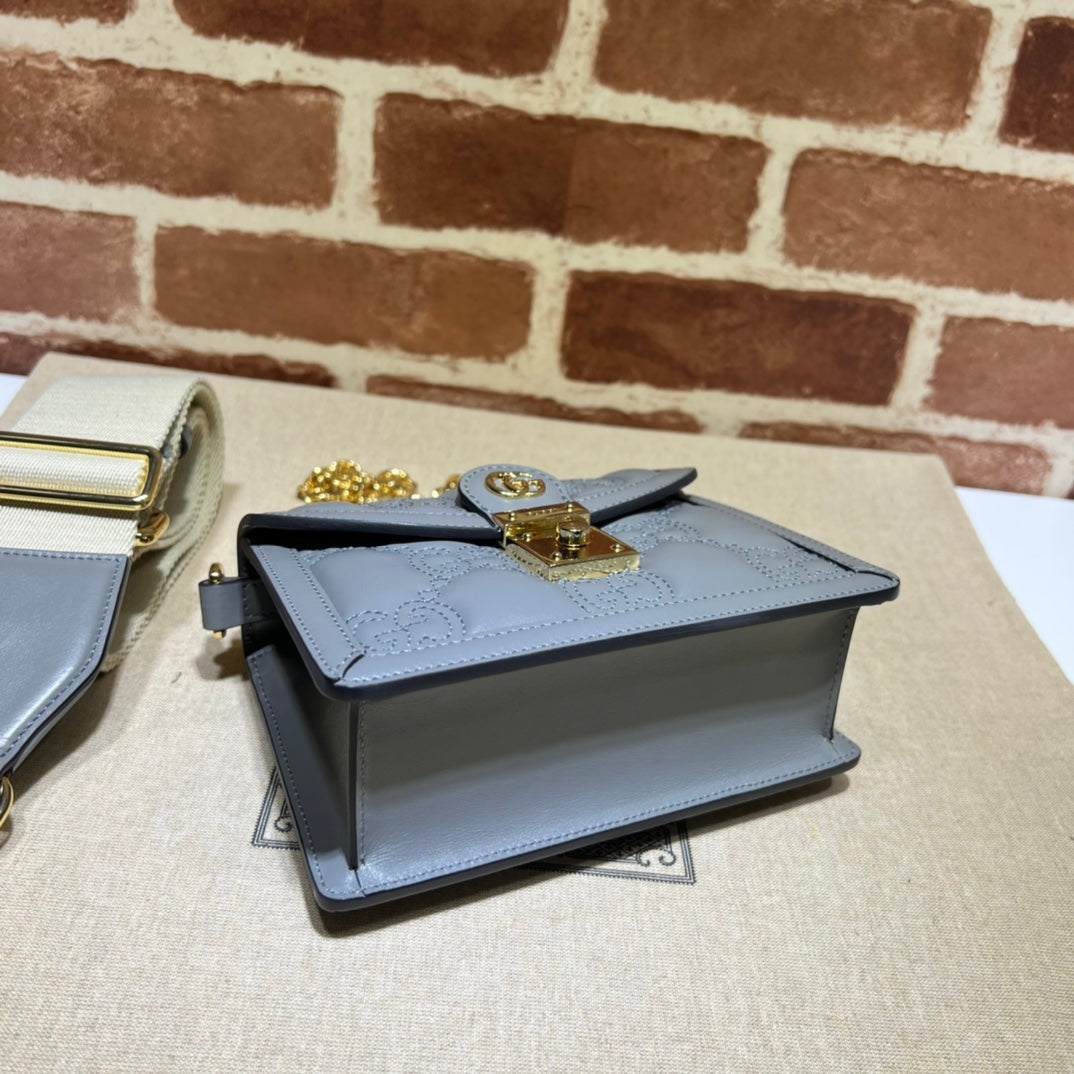 ＧＣＣＩGG MARMONT TOP HANDLE BAG GREY