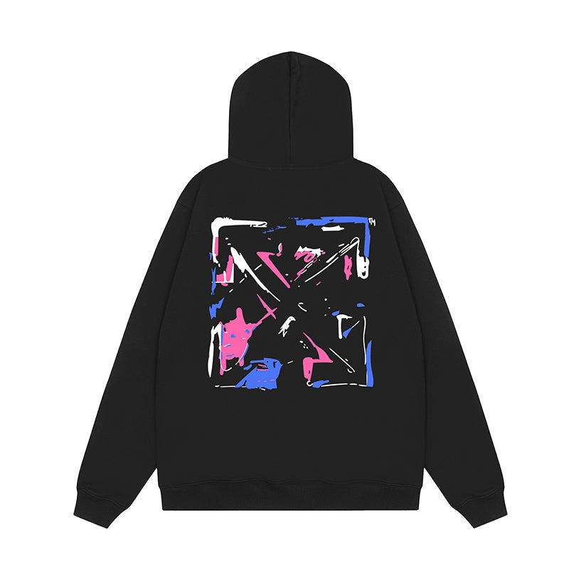 OFF WHITE Hoodie Trendy Street Style Personalized Cotton