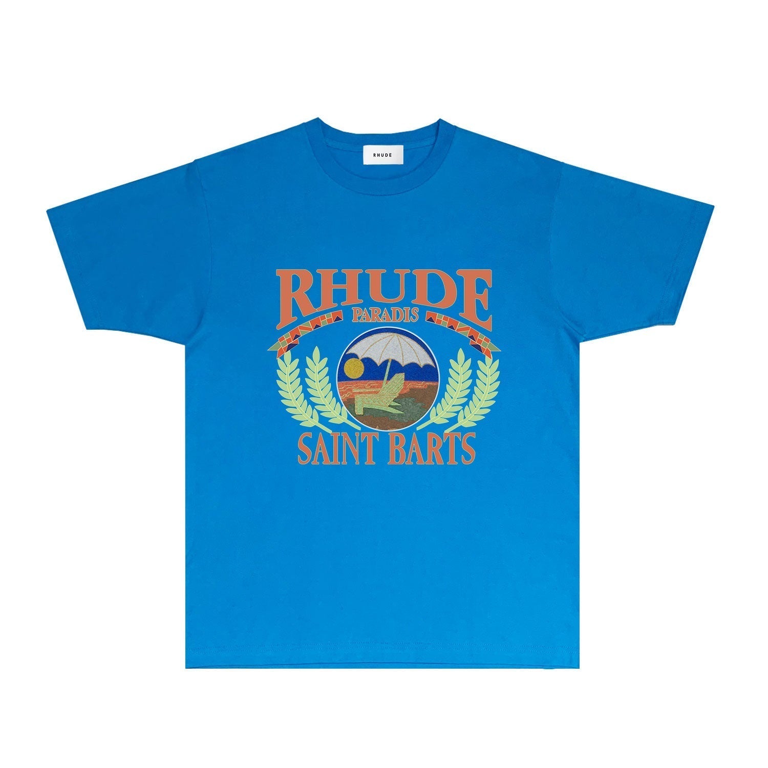 Rhude T Shirts Printed Trendy Pure Cotton