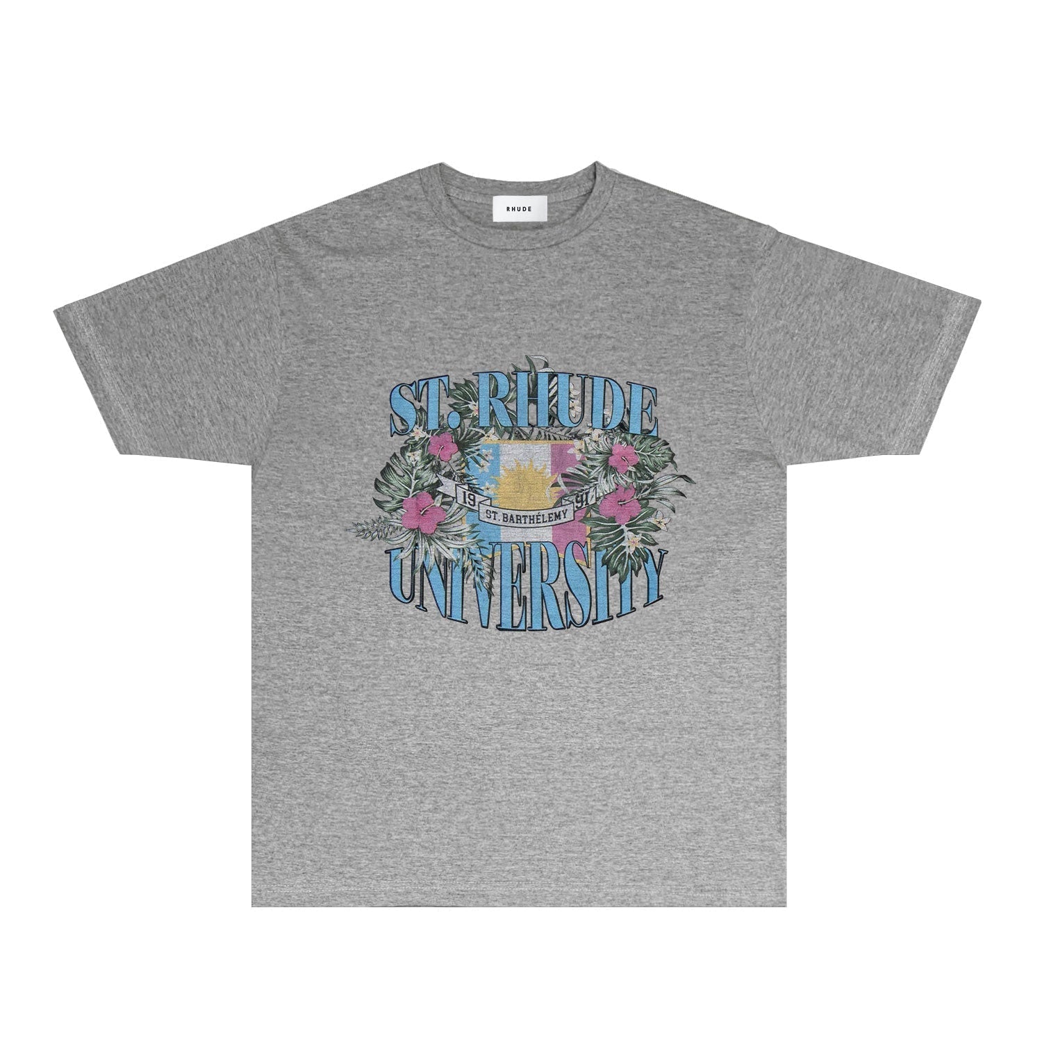 Rhude T Shirts Printed Trendy Pure Cotton