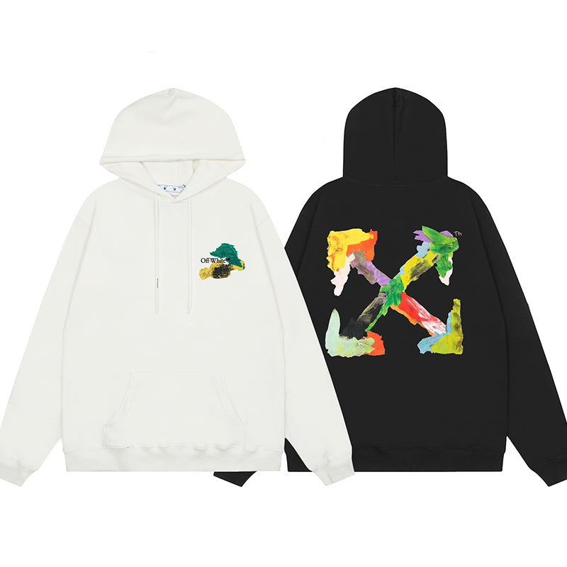 OFF WHITE Hoodie Trendy Street Style Personalized Cotton