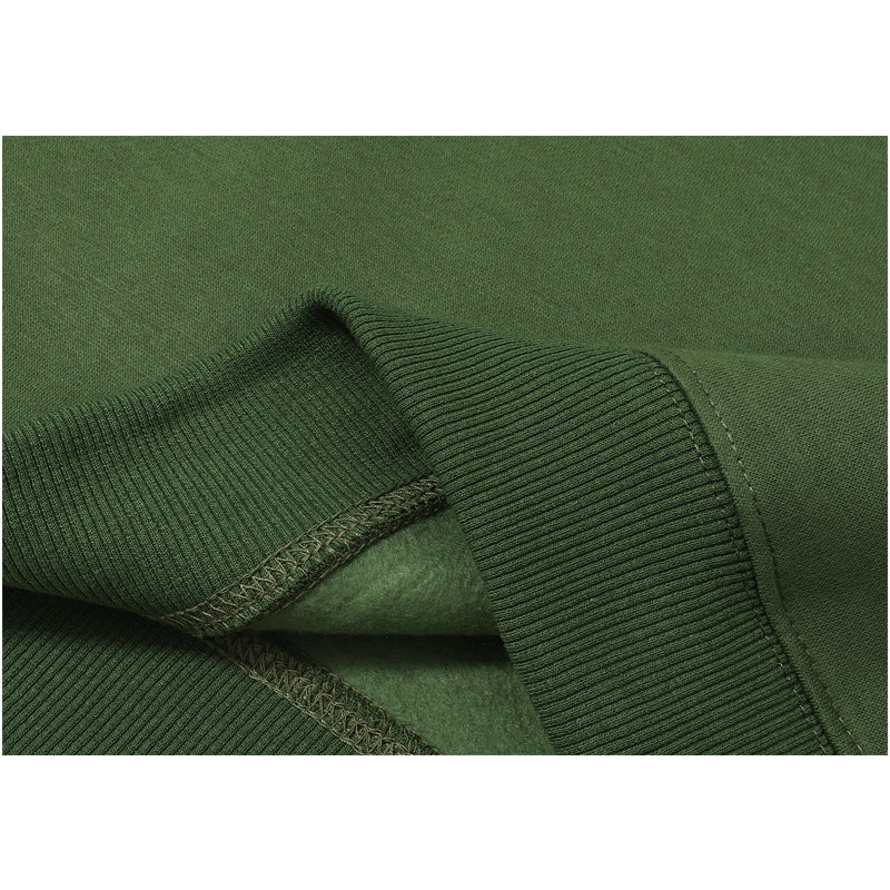 Kanye West Sunday Service Hoodie Autumn And Winter Smiley Printing Plus Velvet Hoodie