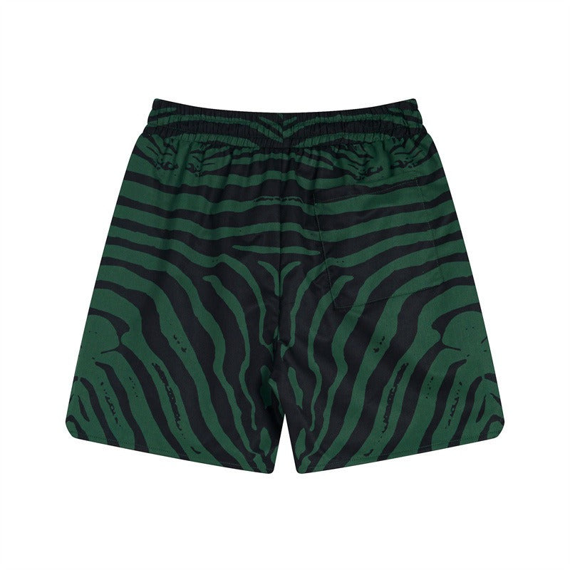 Rhude T Shirt Zebra Letter Embroidery Casual Short Sleeve Shirt, Shorts