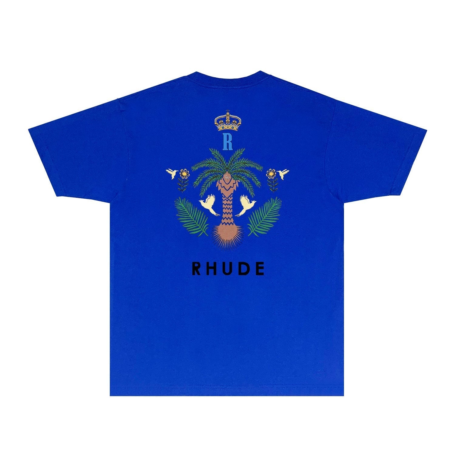 Rhude T Shirts Printed Trendy Pure Cotton