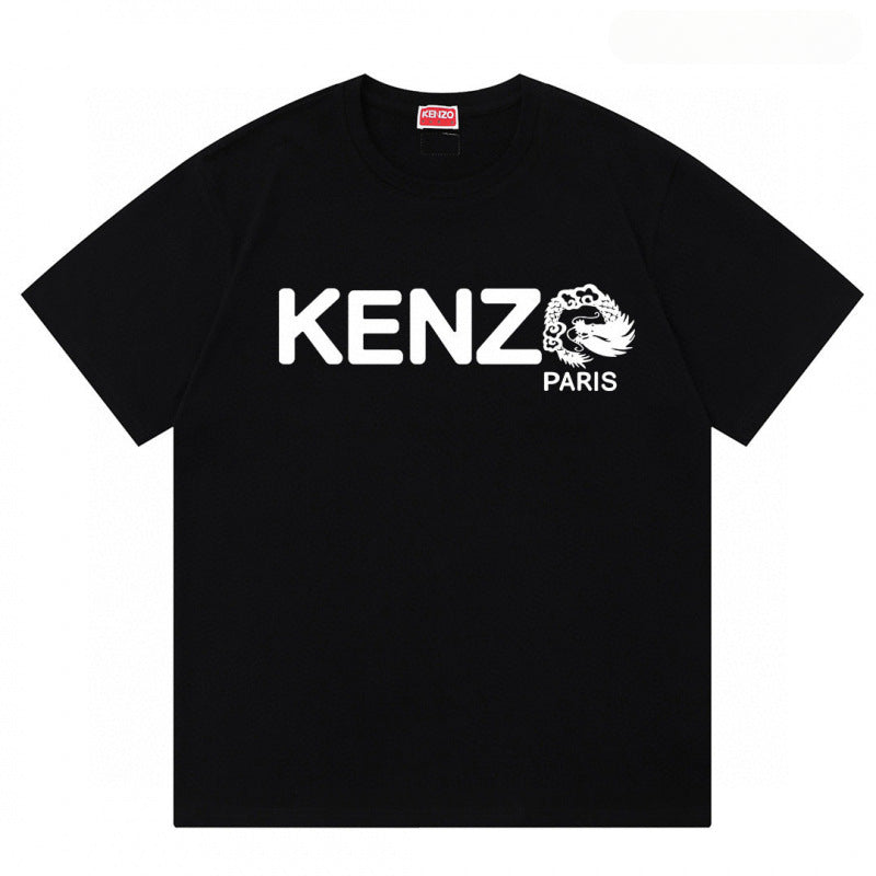 KENZO T Shirt Summer Tiger Head Casual