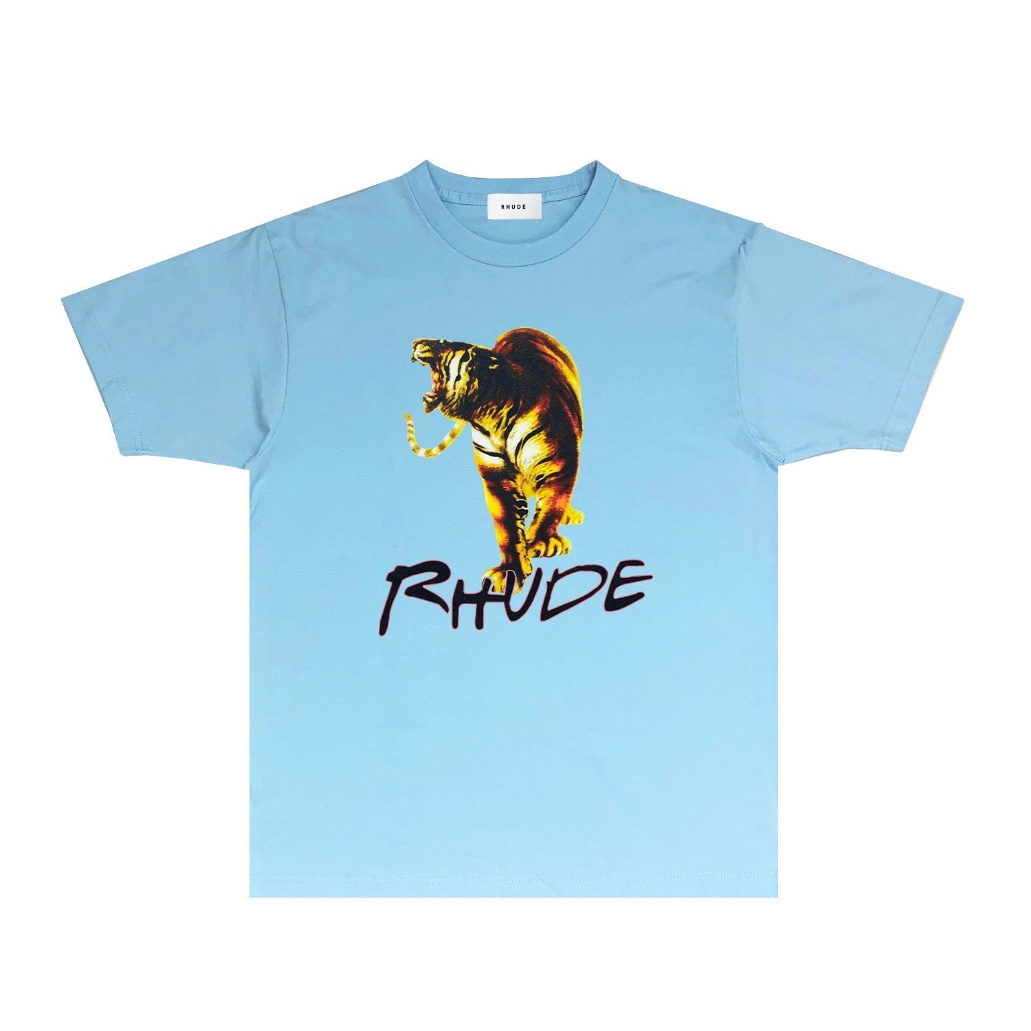 Rhude T Shirts Printed Trendy Pure Cotton