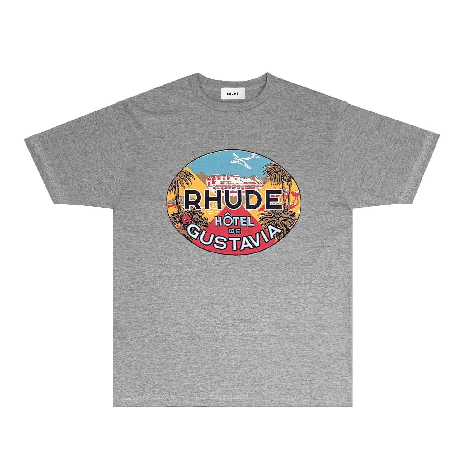 Rhude T Shirts Printed Trendy Pure Cotton