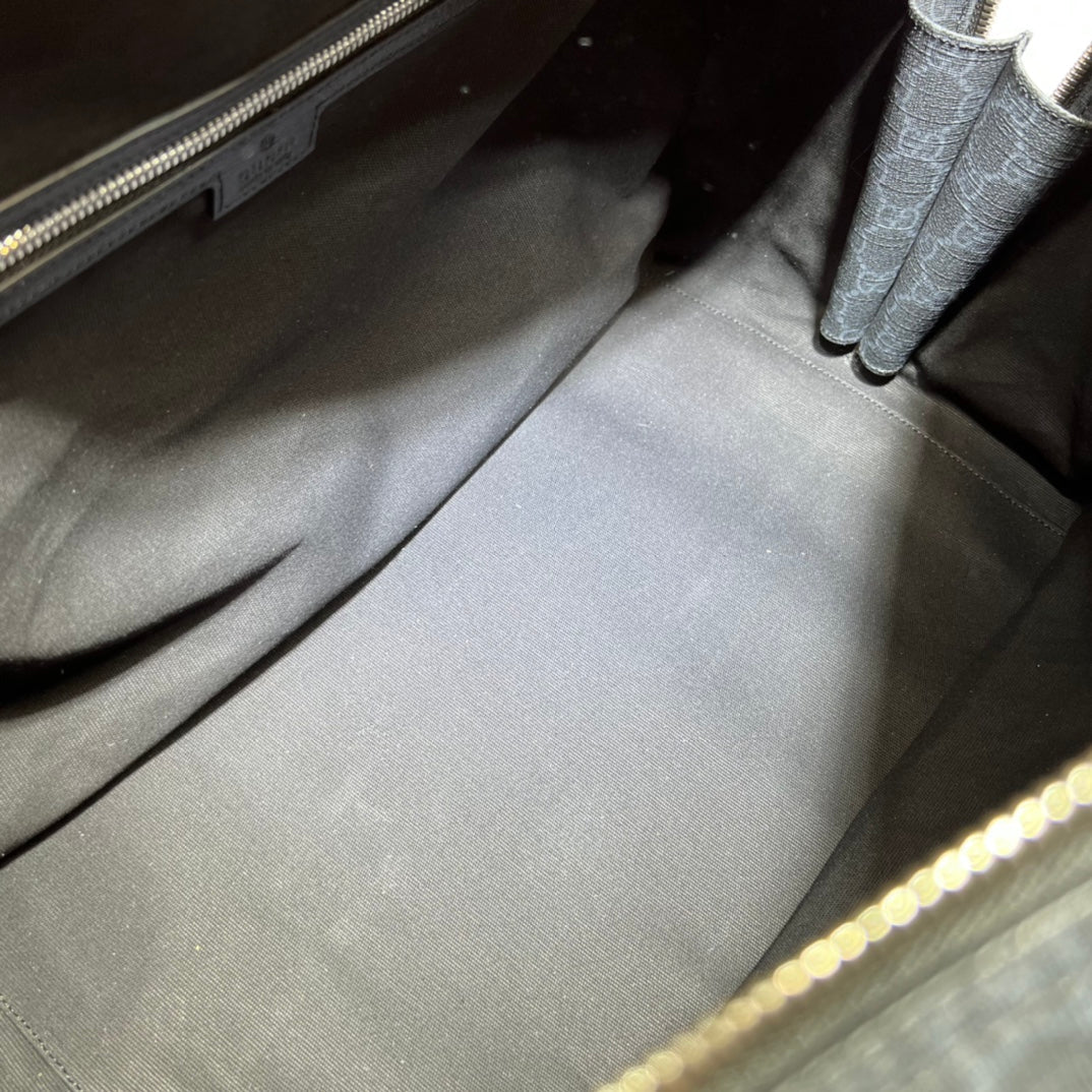 ＧＣＣＩGG CANVAS DUFFLE BAG BLACK