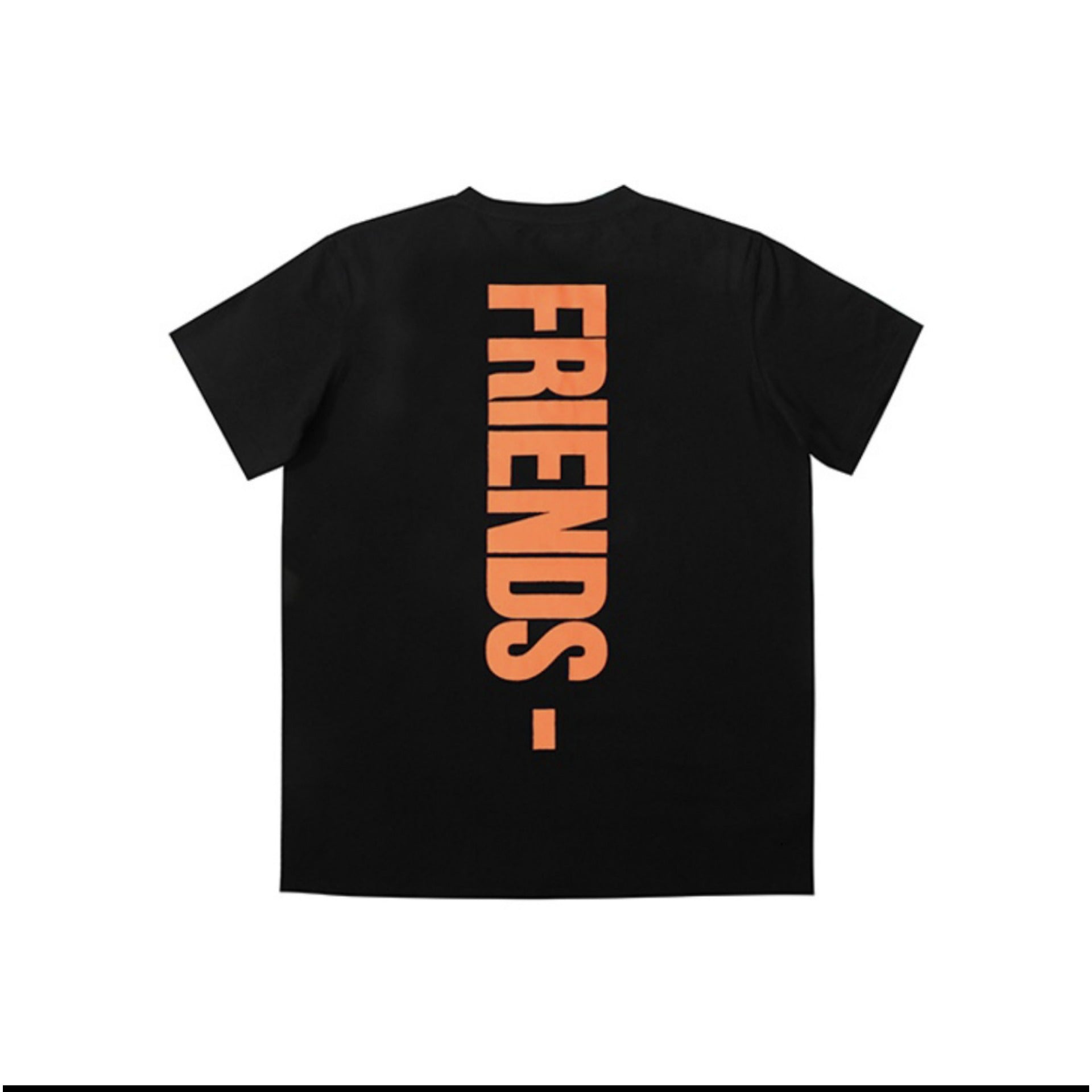Vlone T Shirt Spring Summer Orange Small V Letter Print