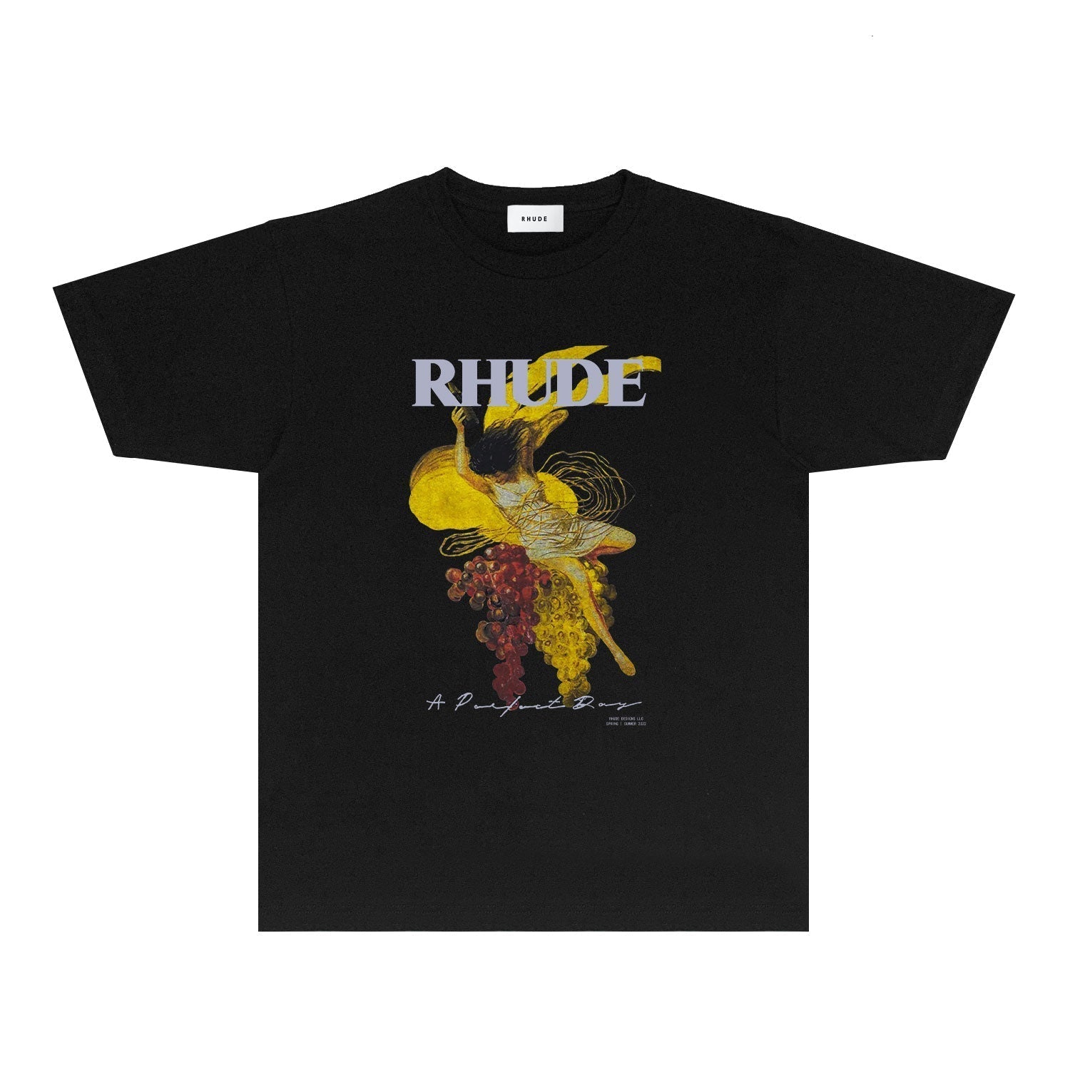Rhude T Shirts Printed Trendy Pure Cotton