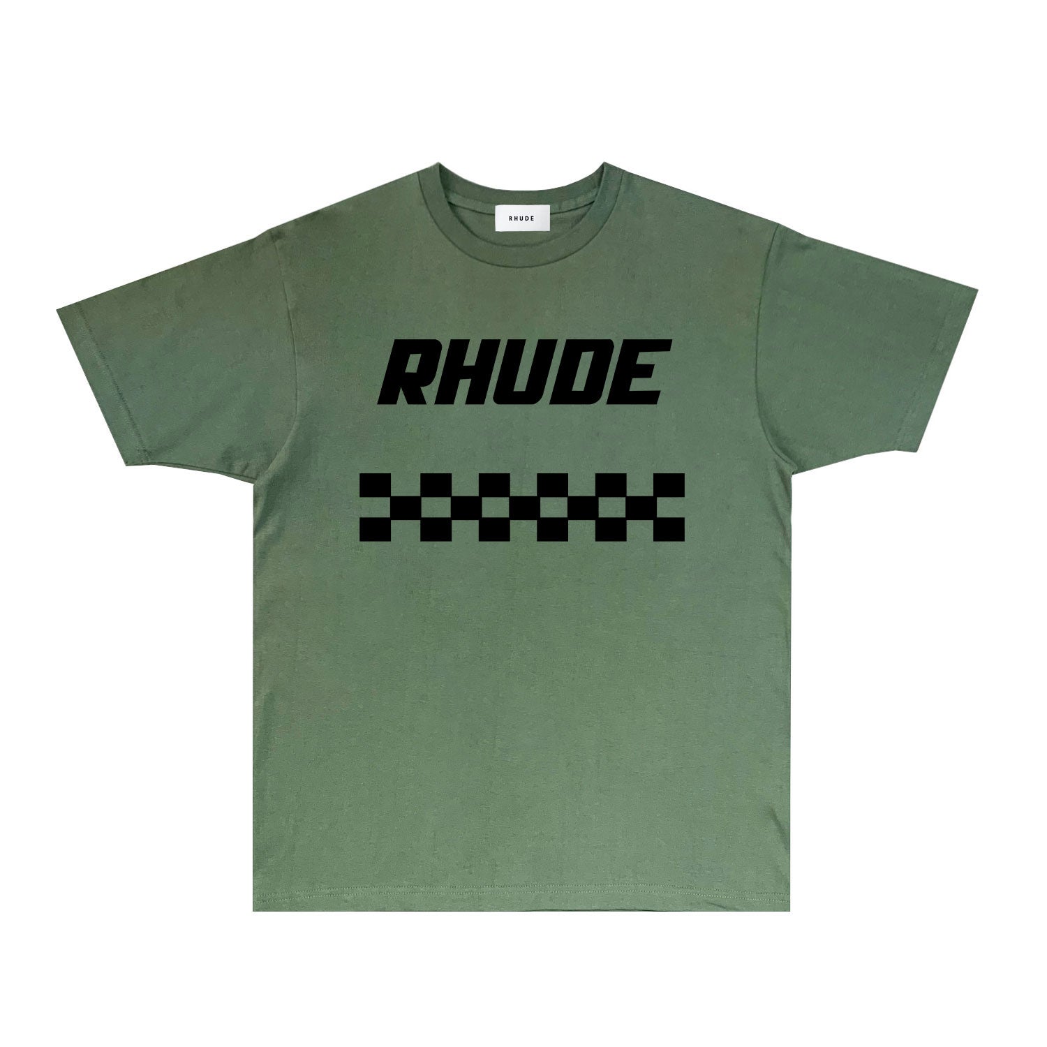 Rhude T Shirts Printed Trendy Pure Cotton