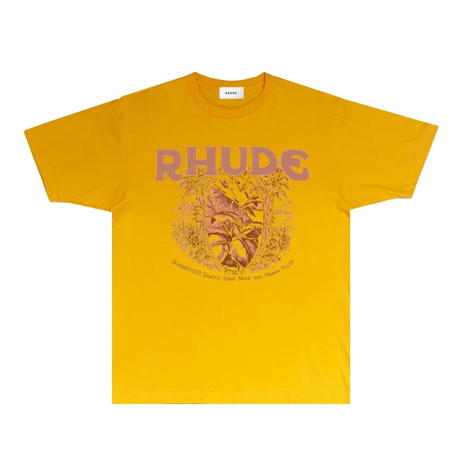Rhude T Shirts Printed Trendy Pure Cotton