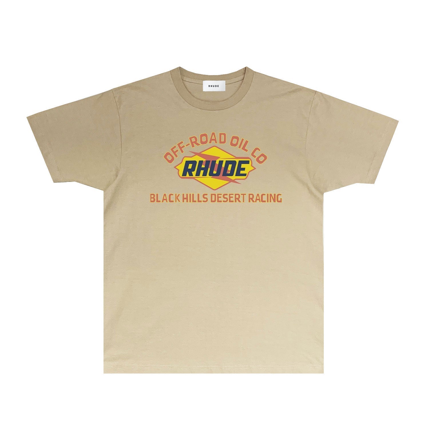 Rhude T Shirts Printed Trendy Pure Cotton