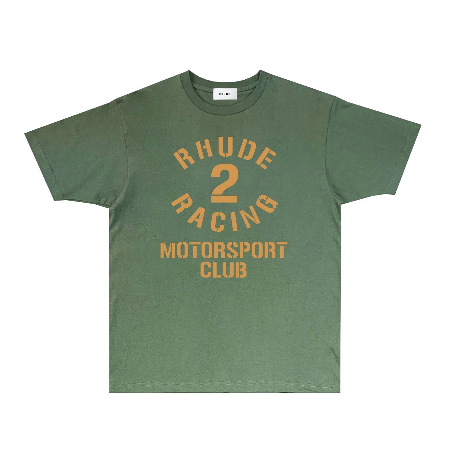 Rhude T Shirts Printed Trendy Pure Cotton