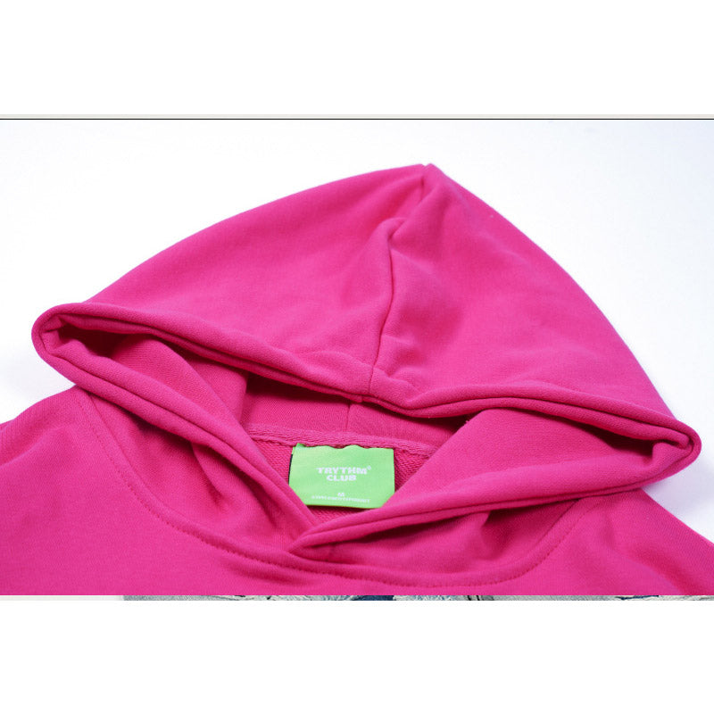 Man Fall Outfits Fall Winter Men's Sweater Printed Couple Hoodies Casual Hooded Sweater