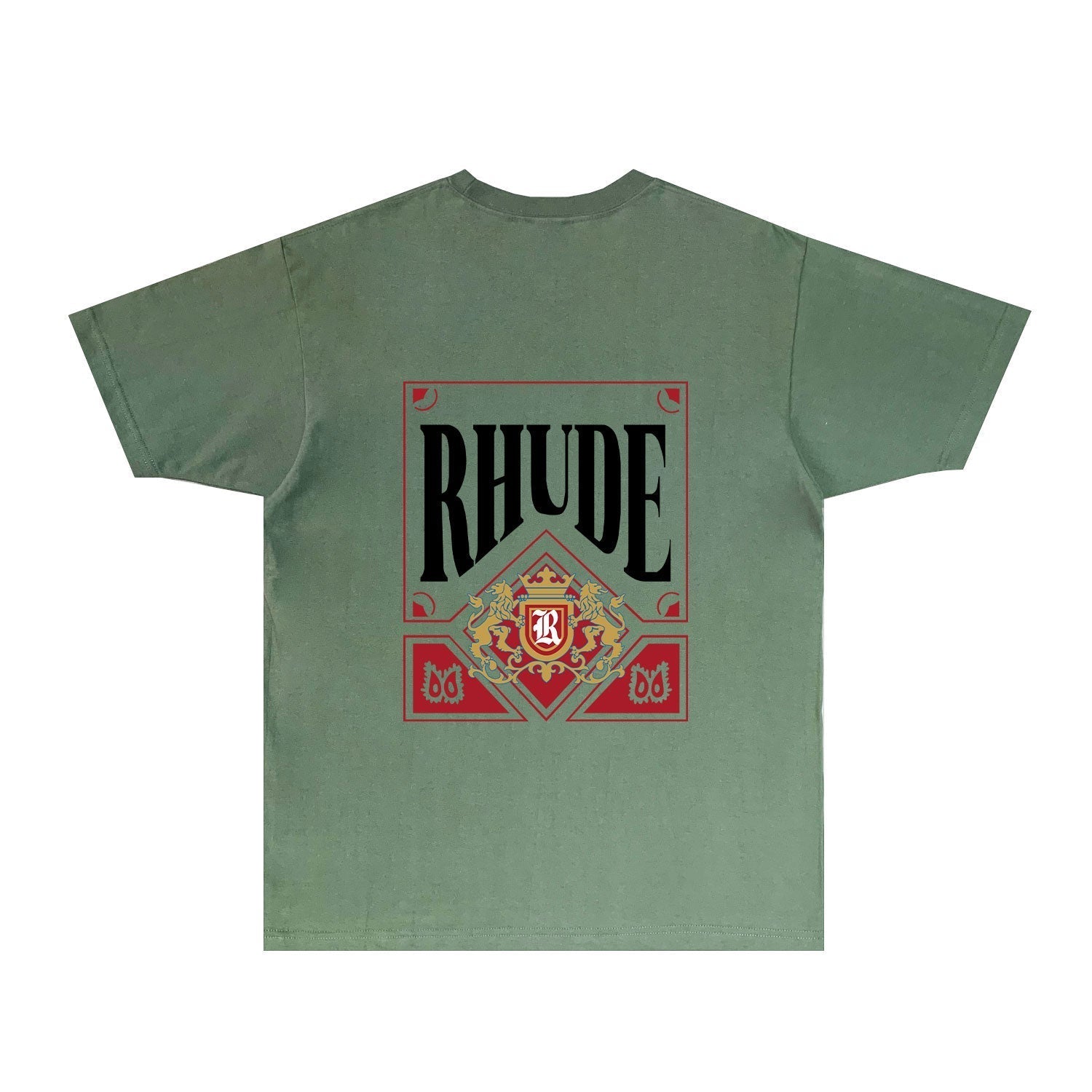 Rhude T Shirts Printed Trendy Pure Cotton
