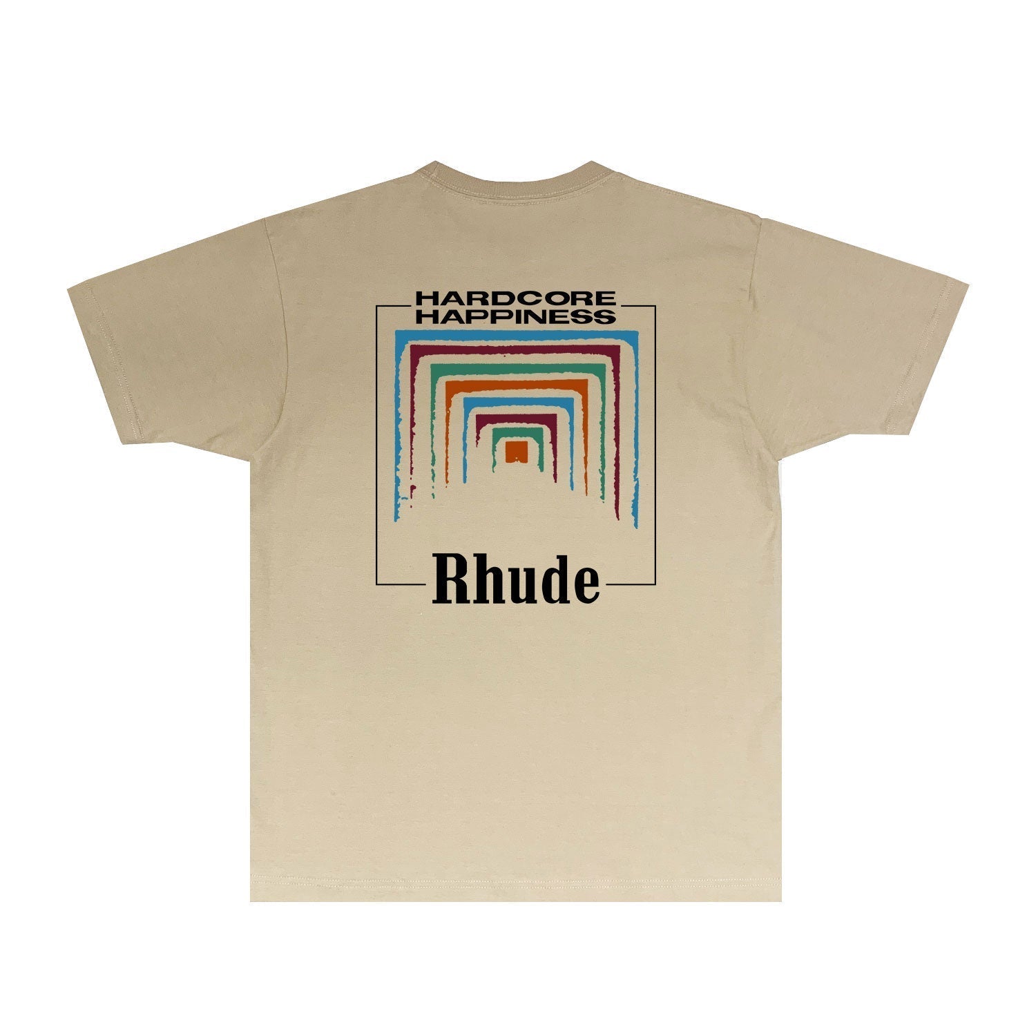 Rhude T Shirts Printed Trendy Pure Cotton