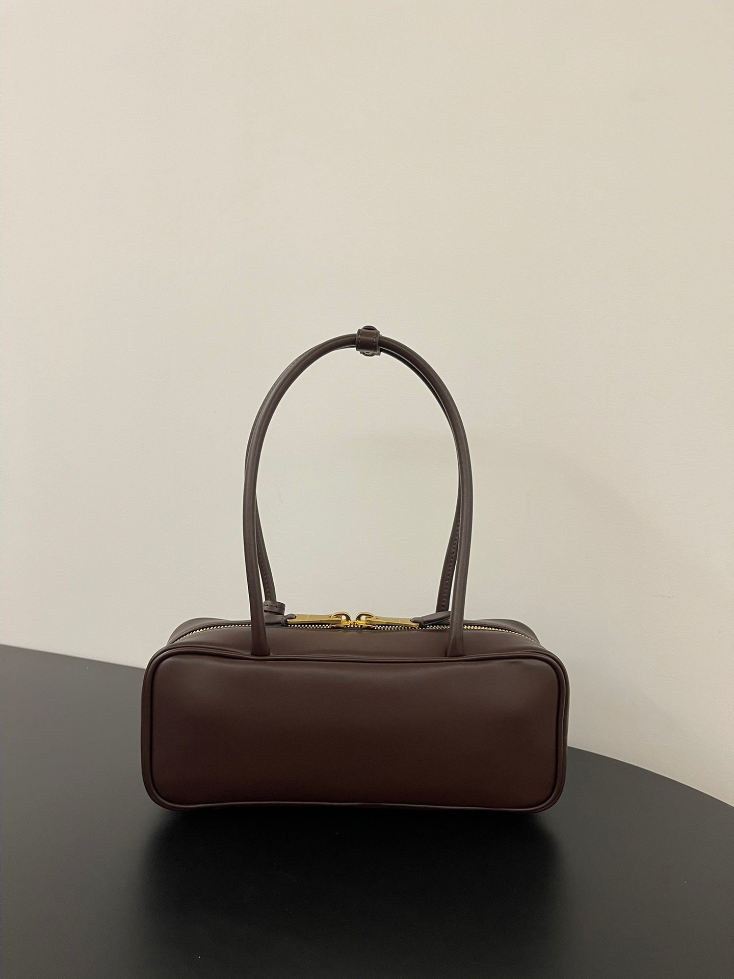 ＭＩ ＭＵ BEAU LEATHER BAG BRIARWOOD SMALL