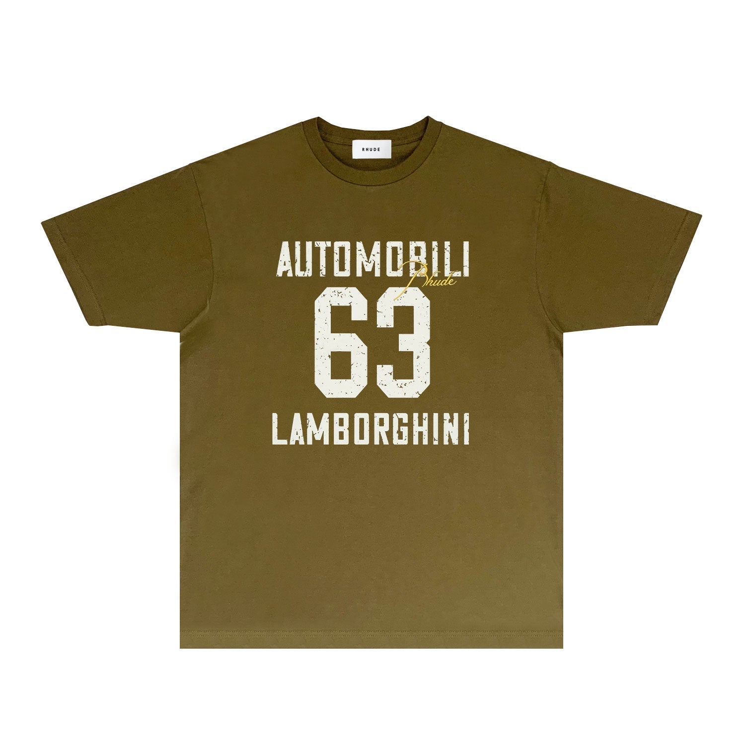 Rhude T Shirts Printed Trendy Pure Cotton