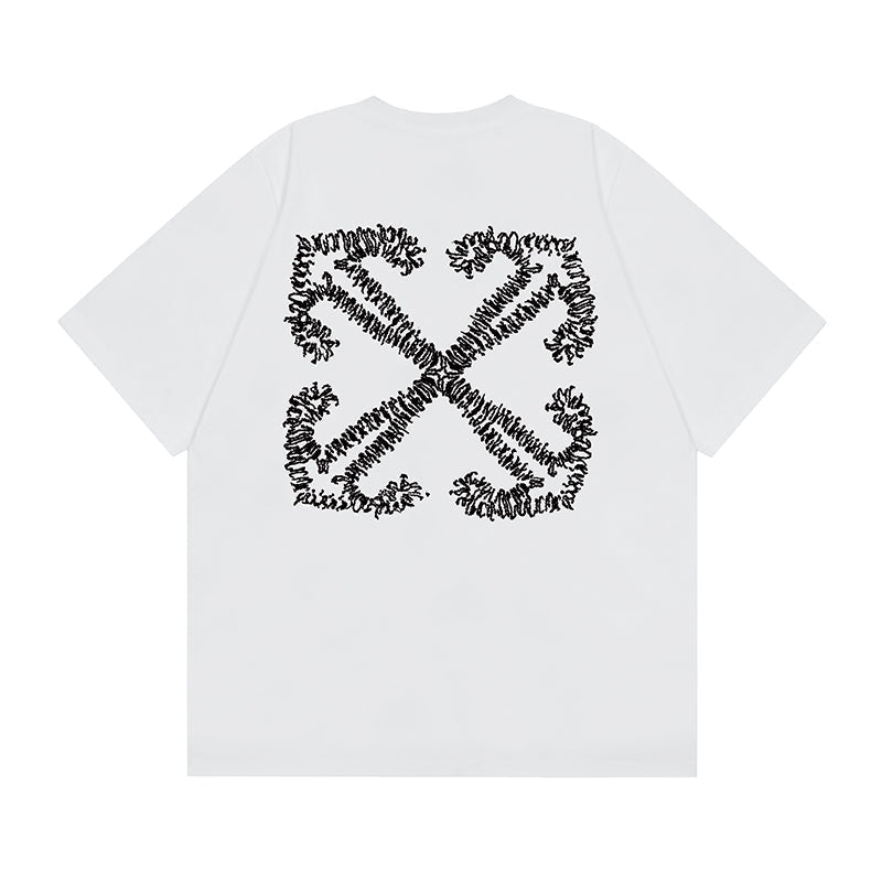 Off White T Shirts Direct Printing Pattern