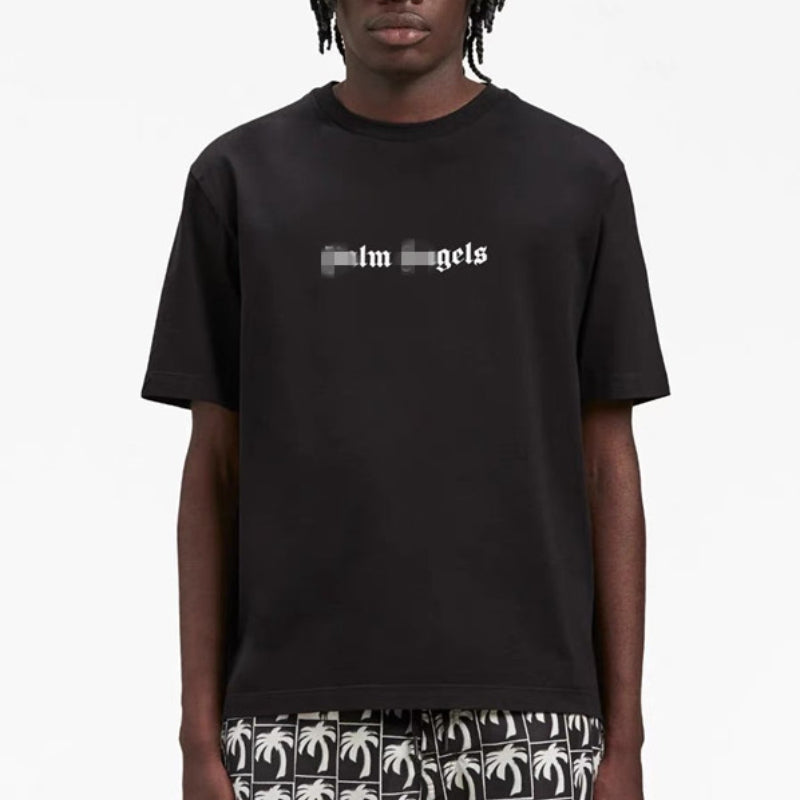 Palm Angels T Shirts Simple Letter Print Short Sleeve T-Shirt