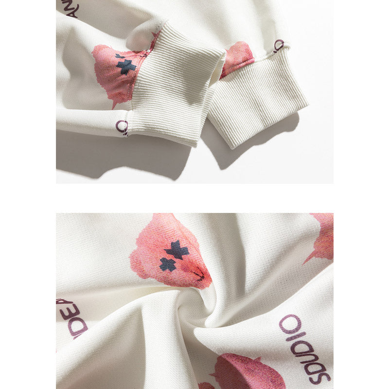 Men's Graphic Hoodies Men's Sweater Loose Casual Hooded Top