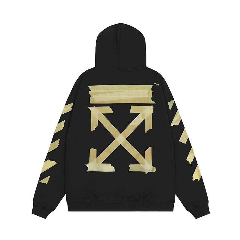 OFF WHITE Hoodie Trendy Street Style Personalized Cotton