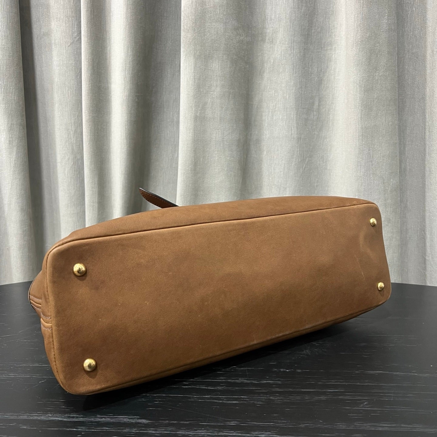 ＭＩ ＭＵ AVENTURE NAPPA LEATHER BAG OAK LARGE