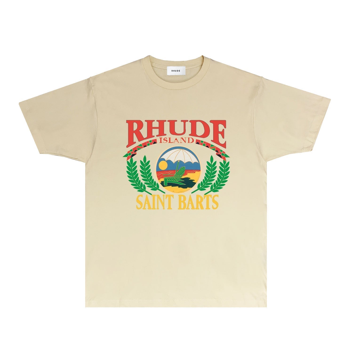 Rhude T Shirts Printed Trendy Pure Cotton