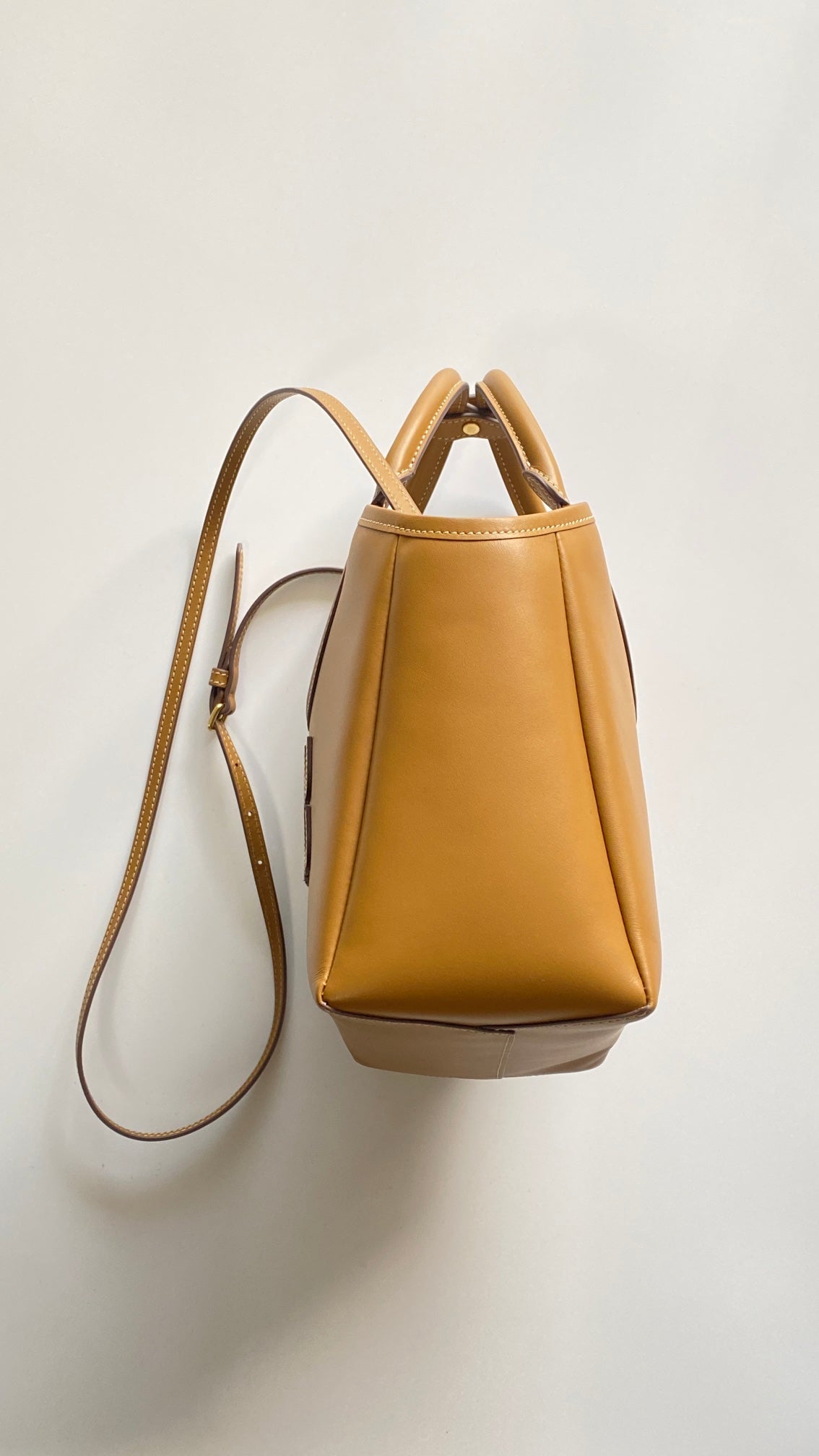 ＭＩ ＭＵ IVY LEATHER BAG COGNAC