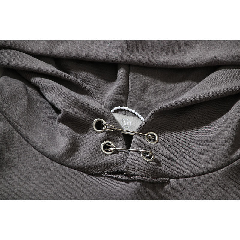 Kanye West Sunday Service Hoodie Dog Vintage Print Distressed Terry Hooded Sweater