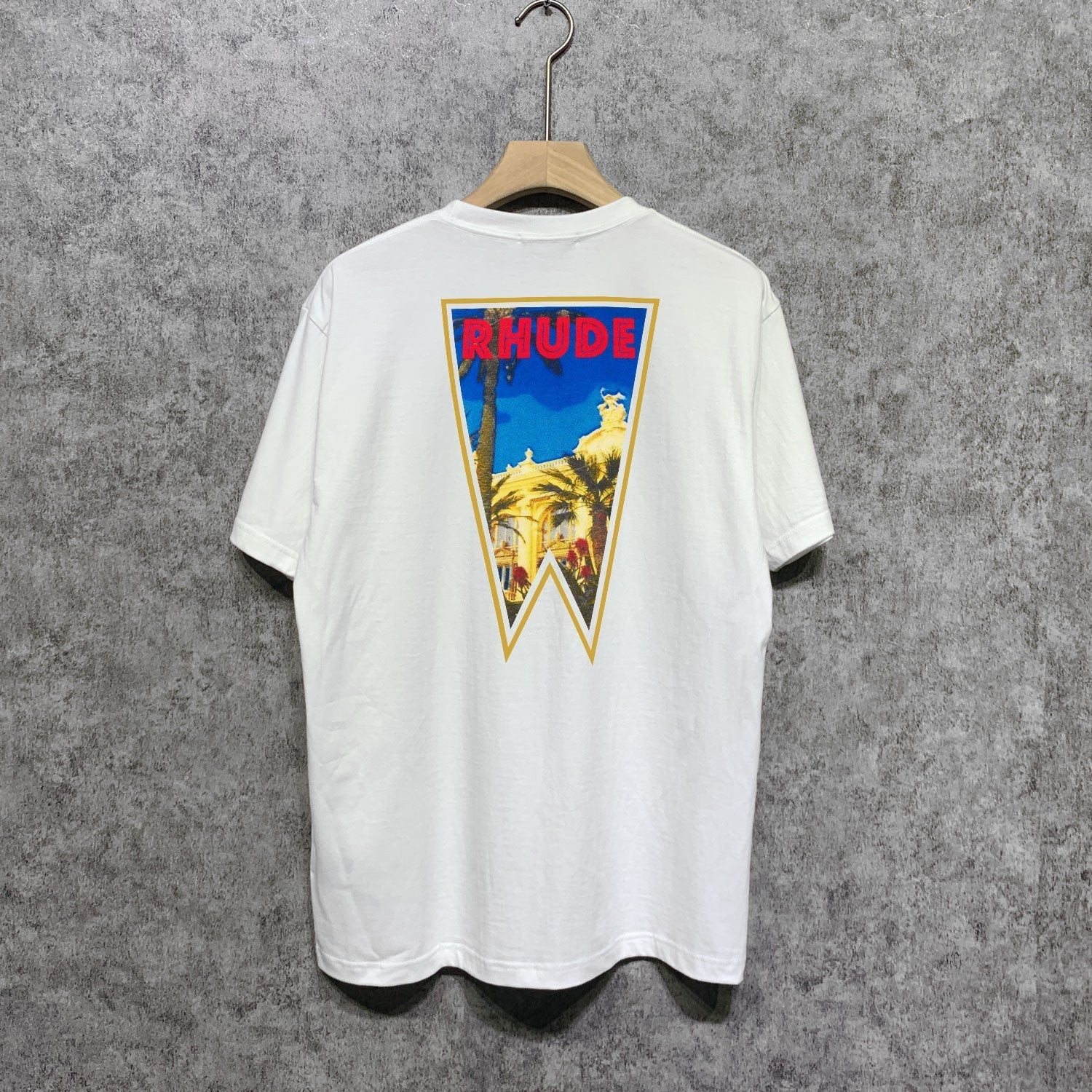 Rhude T Shirts Printed Trendy Pure Cotton