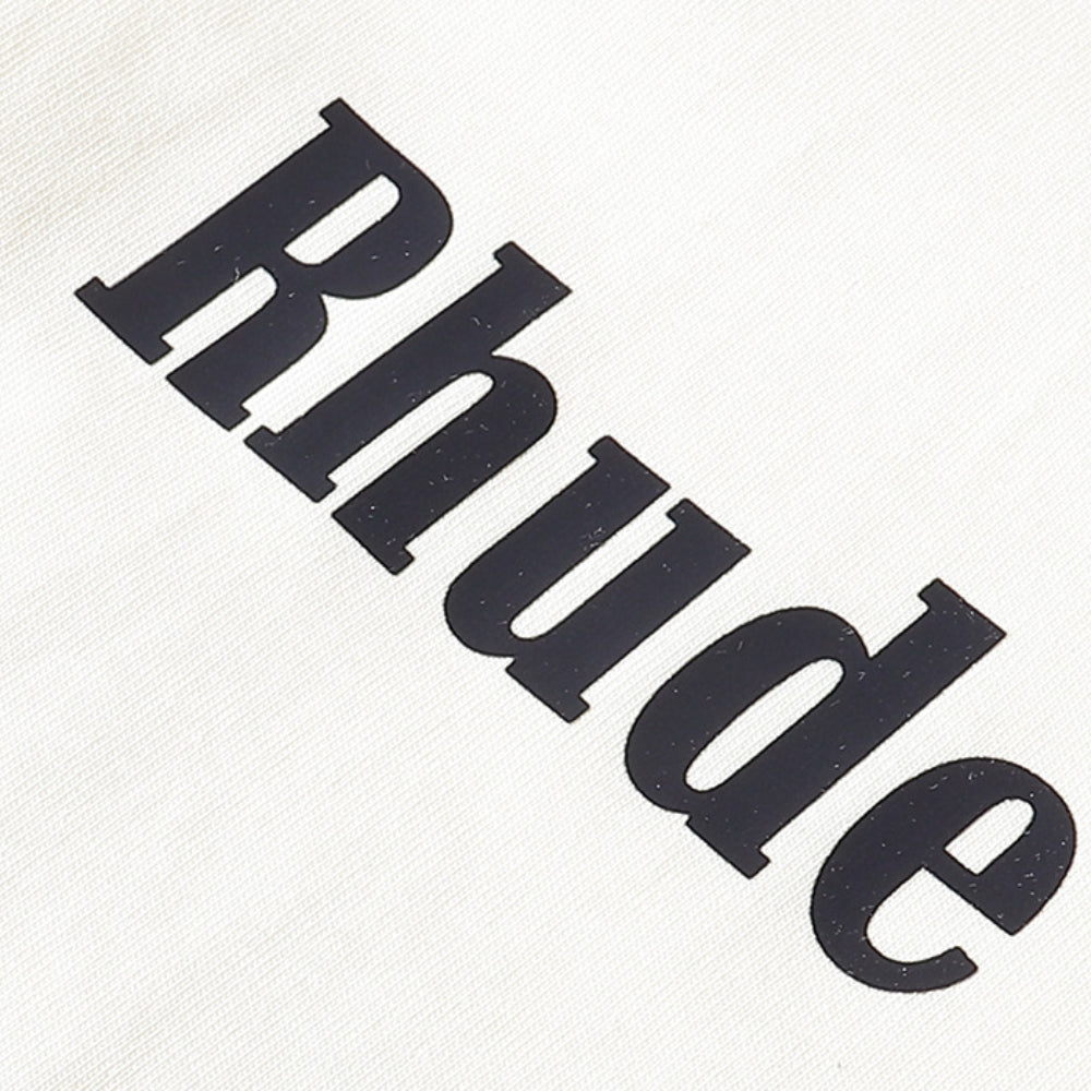 Rhude T Shirt Micro Standard Island Coconut Tree Print Short Sleeve T-Shirt