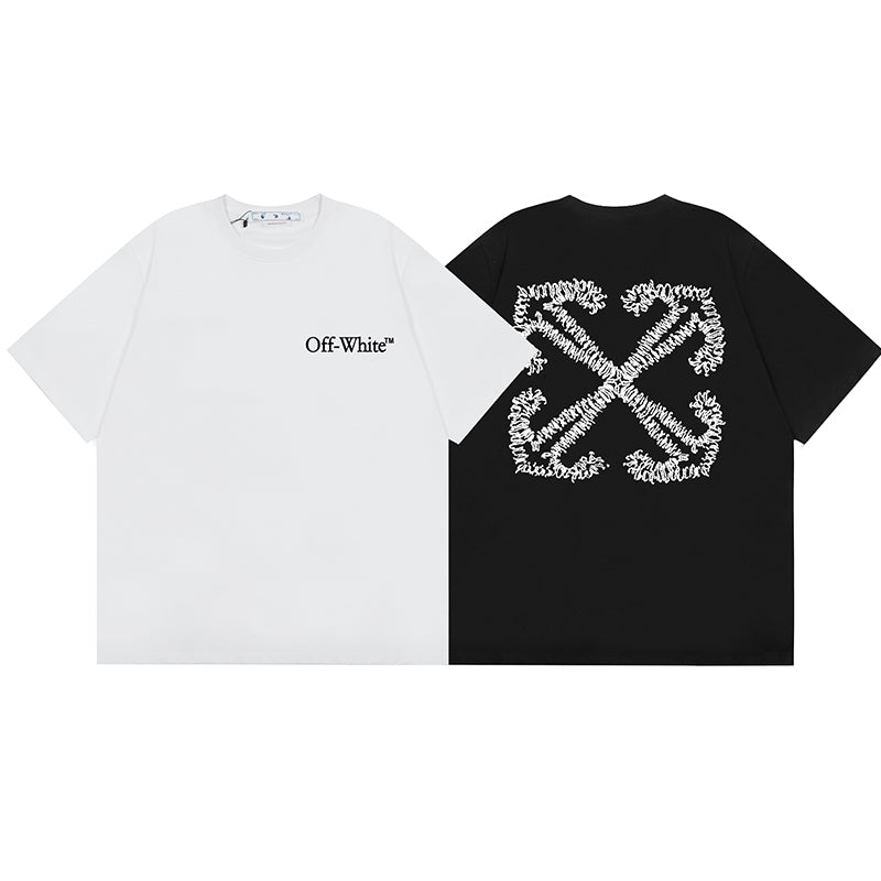 Off White T Shirts Direct Printing Pattern