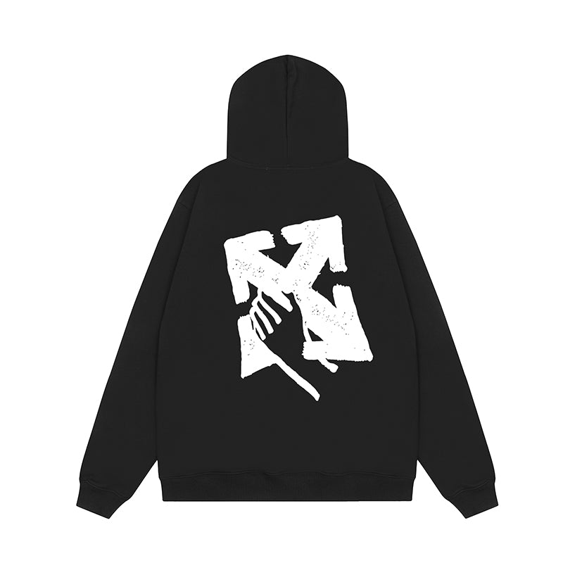 OFF WHITE Hoodie Trendy Street Style Personalized Cotton