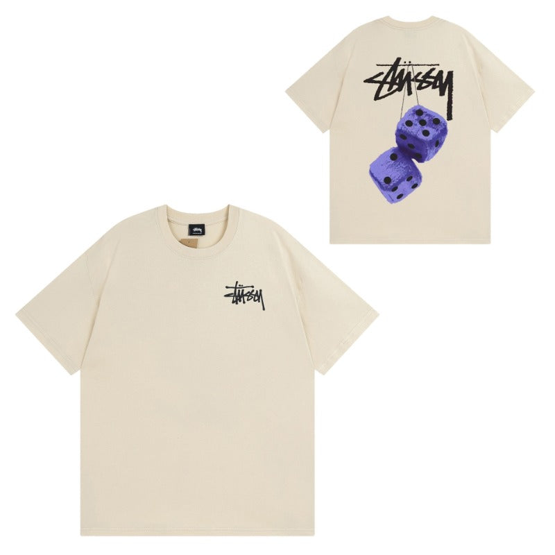Stussy T Shirts Casual Versatile Loose T Shirts Couple