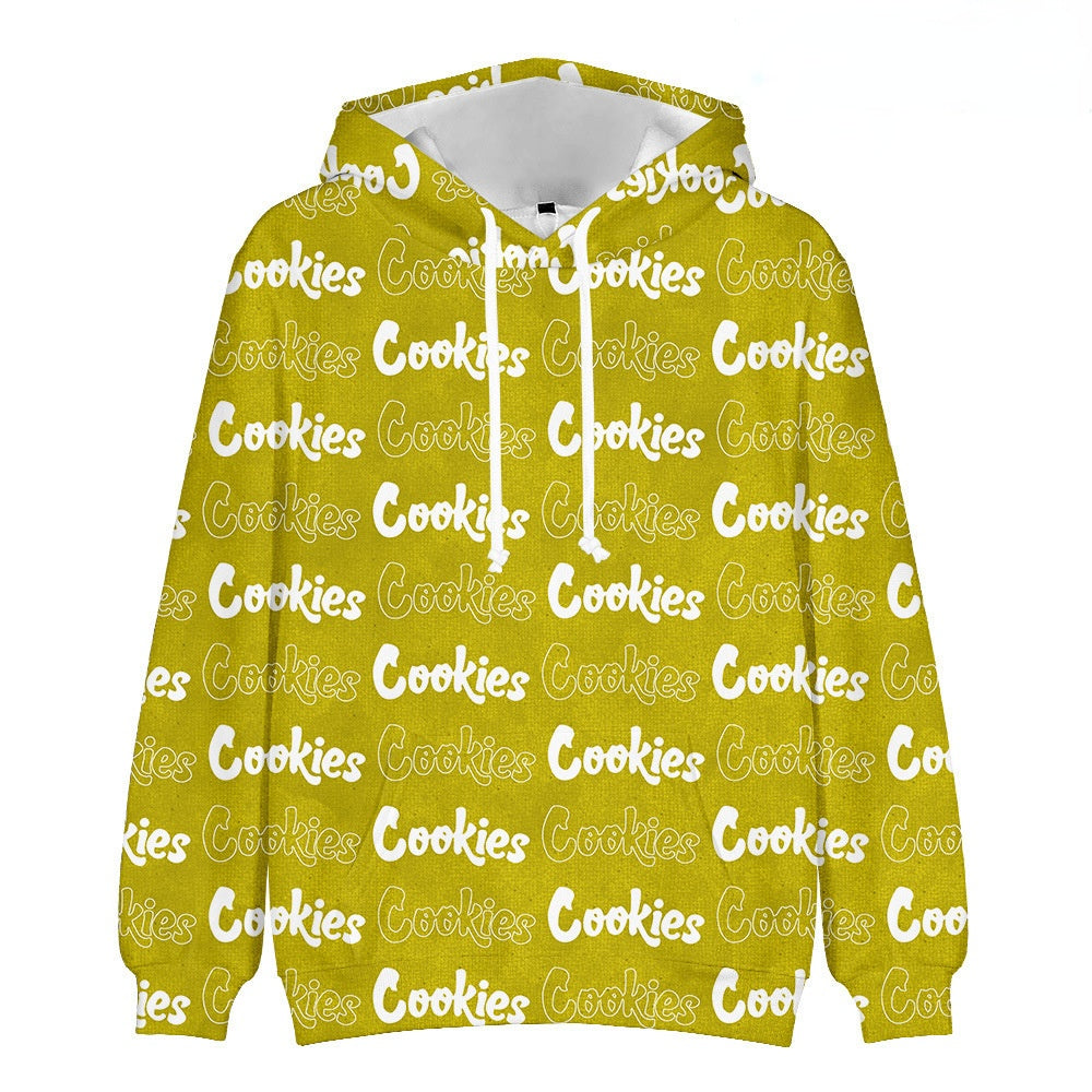 Cookies Hoodie Digital Printing Pullover Hoodie