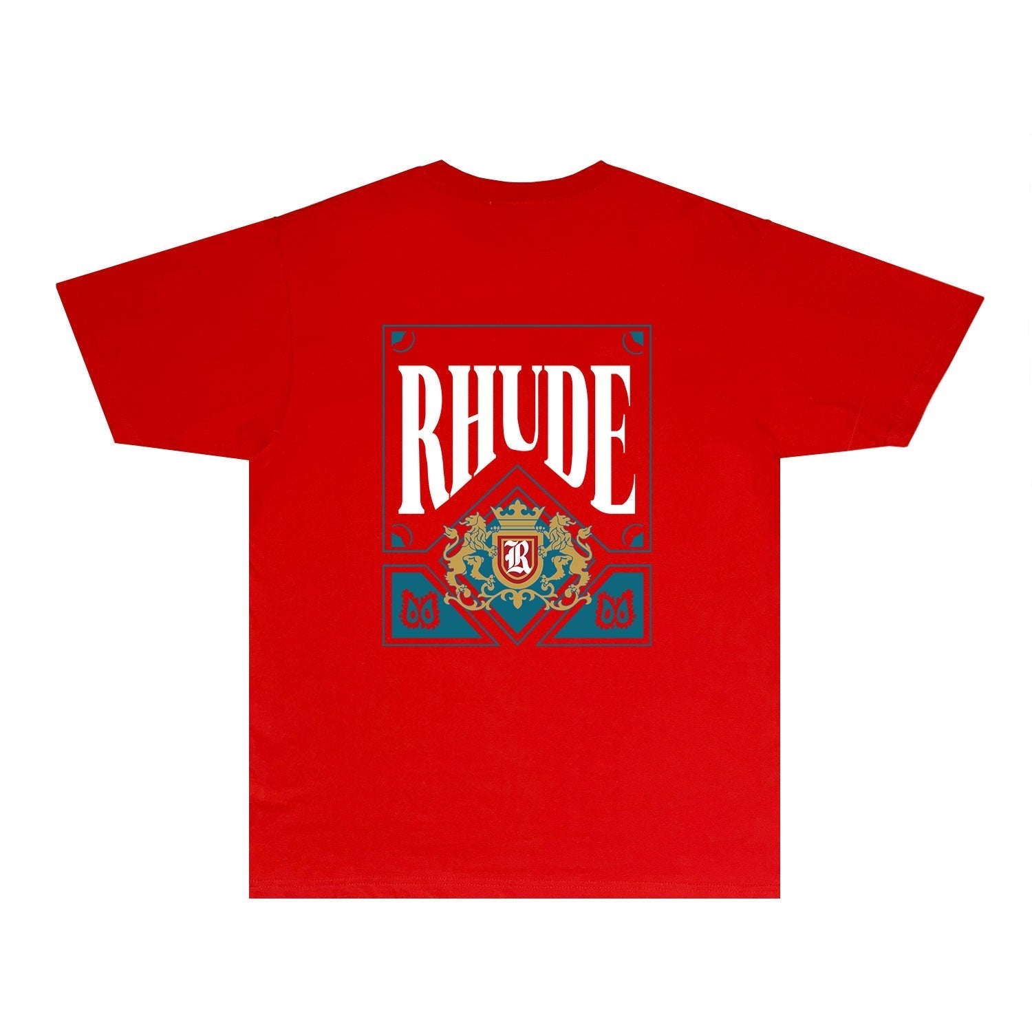 Rhude T Shirts Printed Trendy Pure Cotton