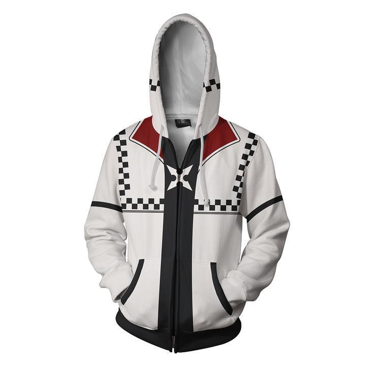 Anime Hoddies 3D Printed Full-Zip Cardigan Anime Hoodie Coat