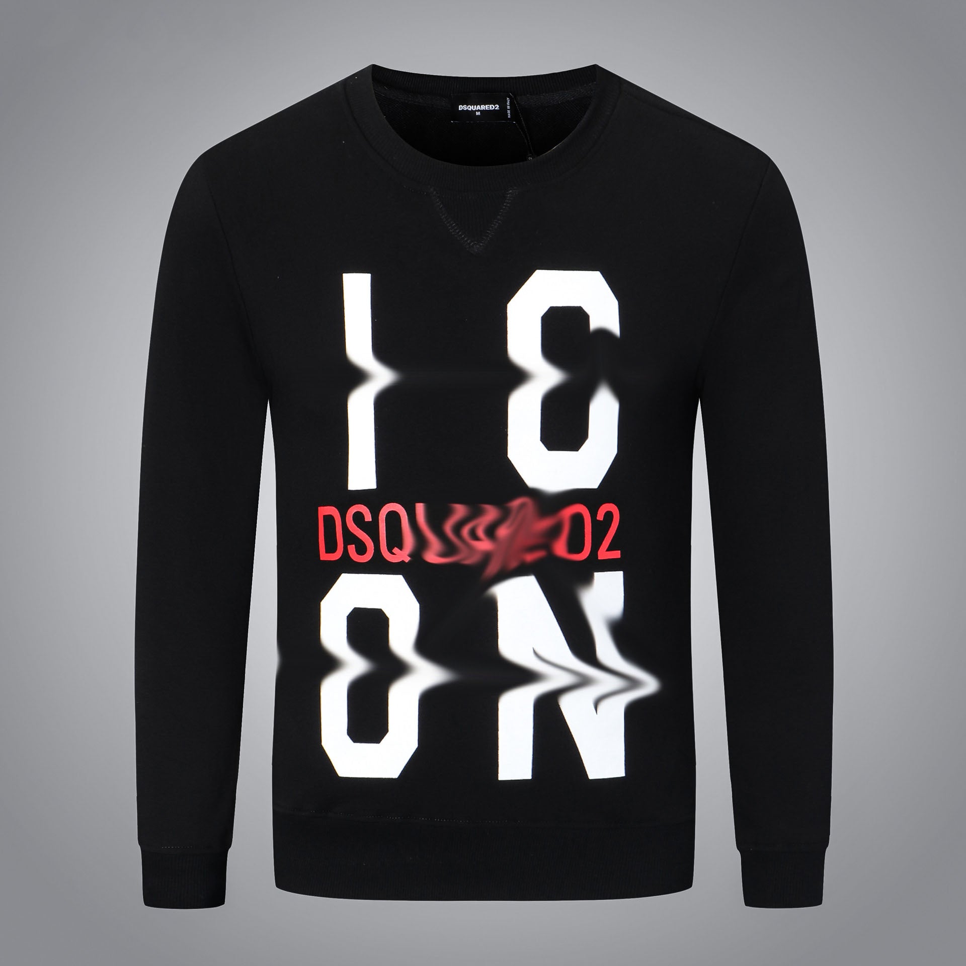 Dsq2 Hoodie DSQ Lian D2 Icon Letter Print Sweatshirt Trendy Men's Autumn and Winter