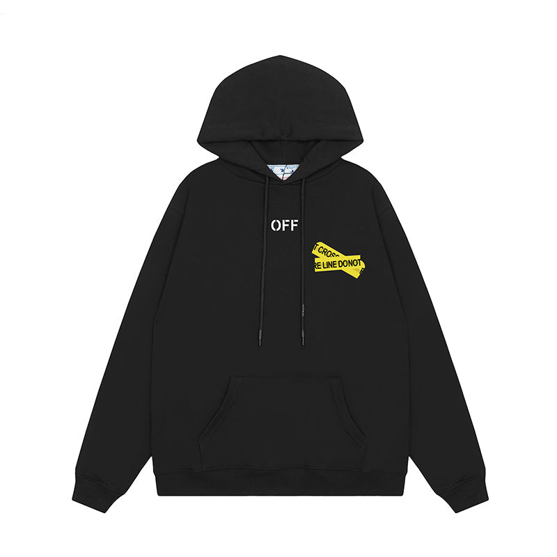 OFF WHITE Hoodie Trendy Street Style Personalized Cotton