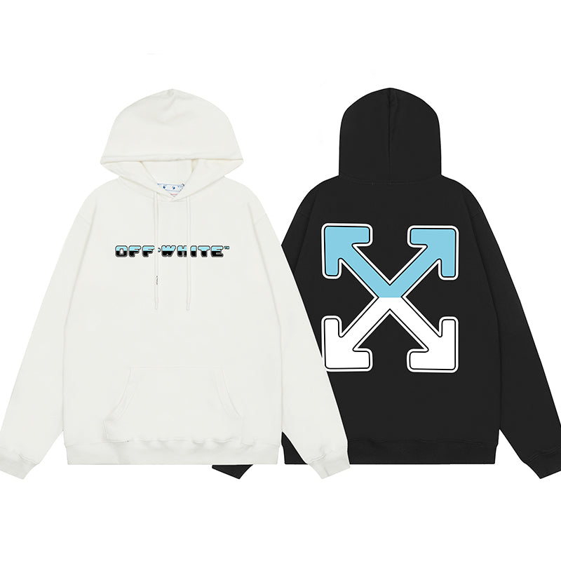 OFF WHITE Hoodie Trendy Street Style Personalized Cotton