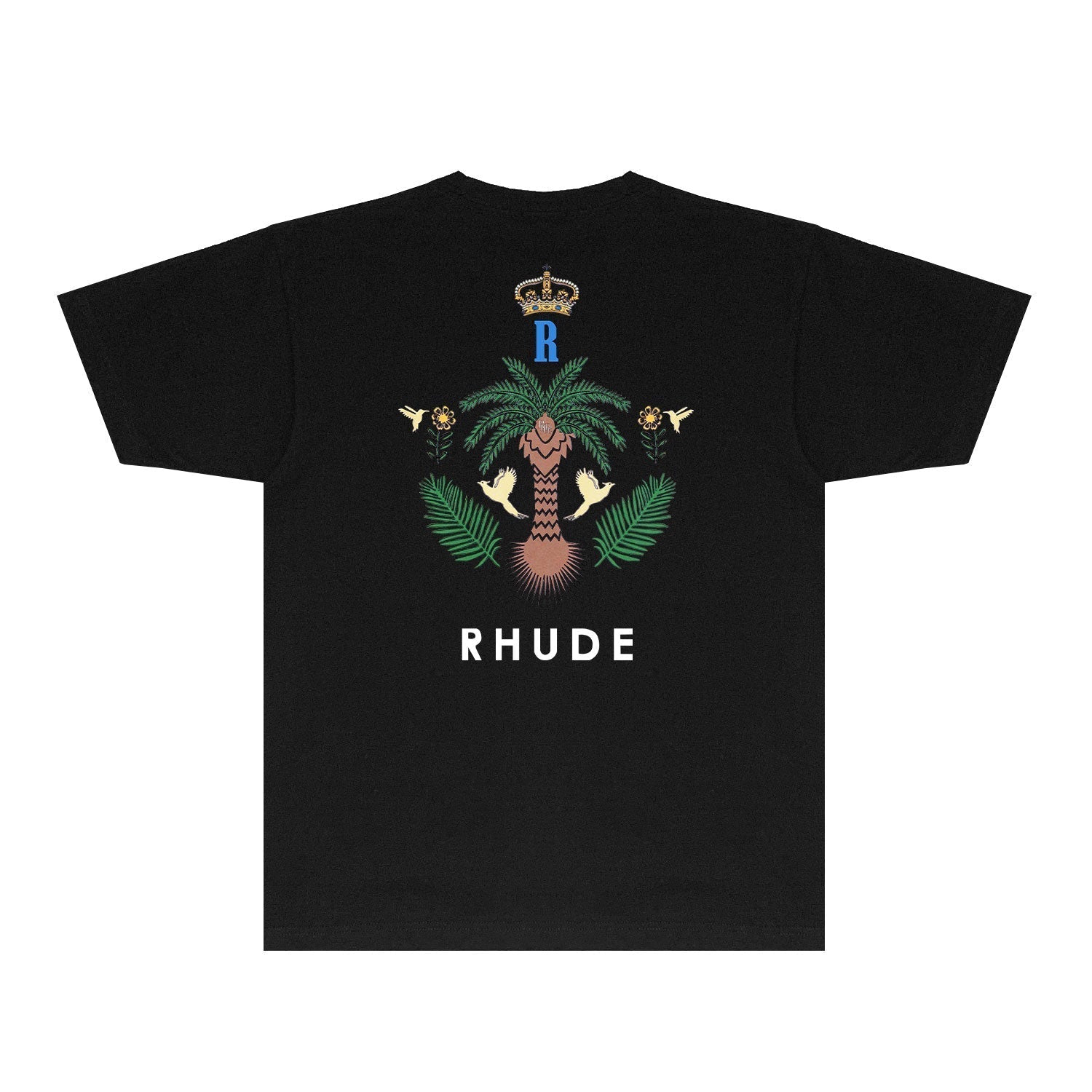 Rhude T Shirts Printed Trendy Pure Cotton