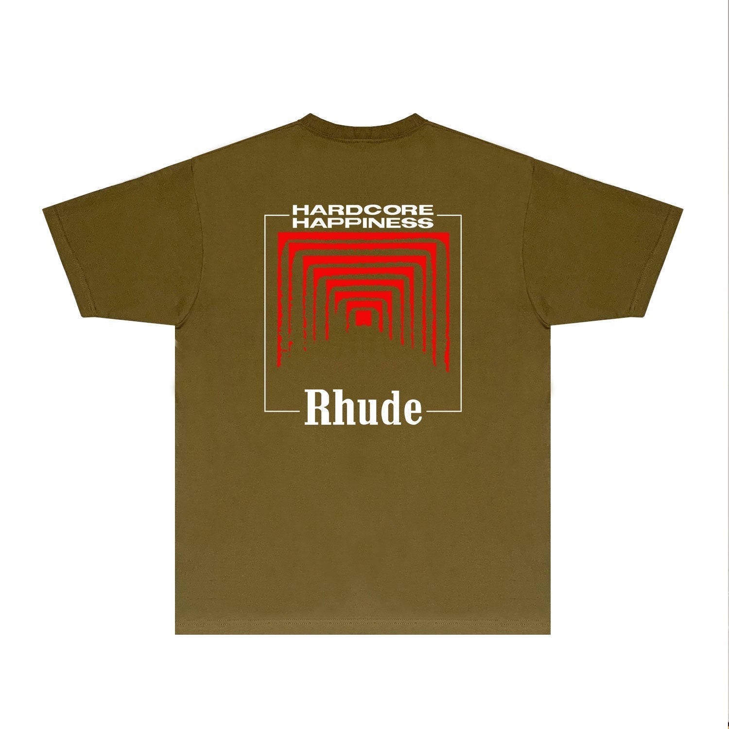 Rhude T Shirts Printed Trendy Pure Cotton
