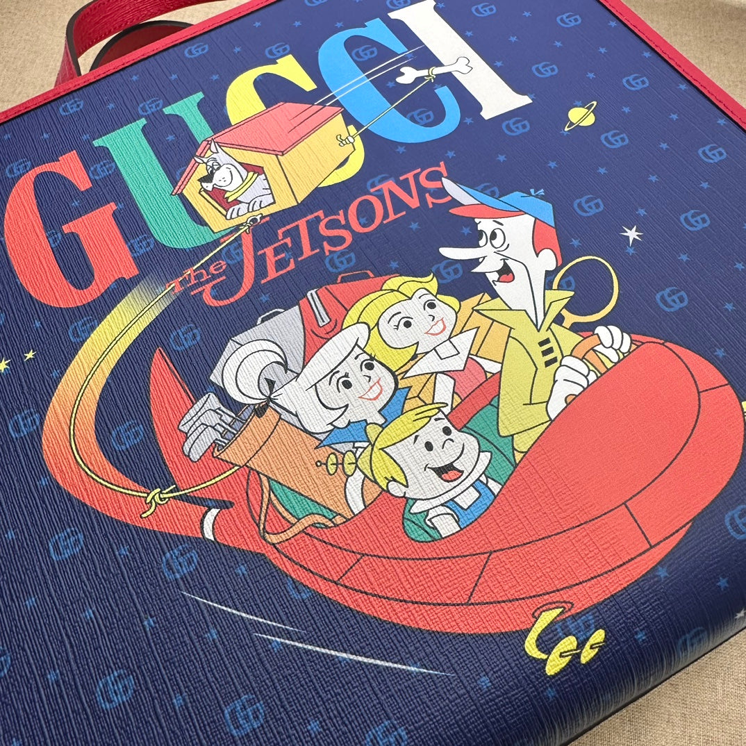 ＧＣＣＩKIDS X J E T S O N S ALL-OVER PRINTED TOTE BAG