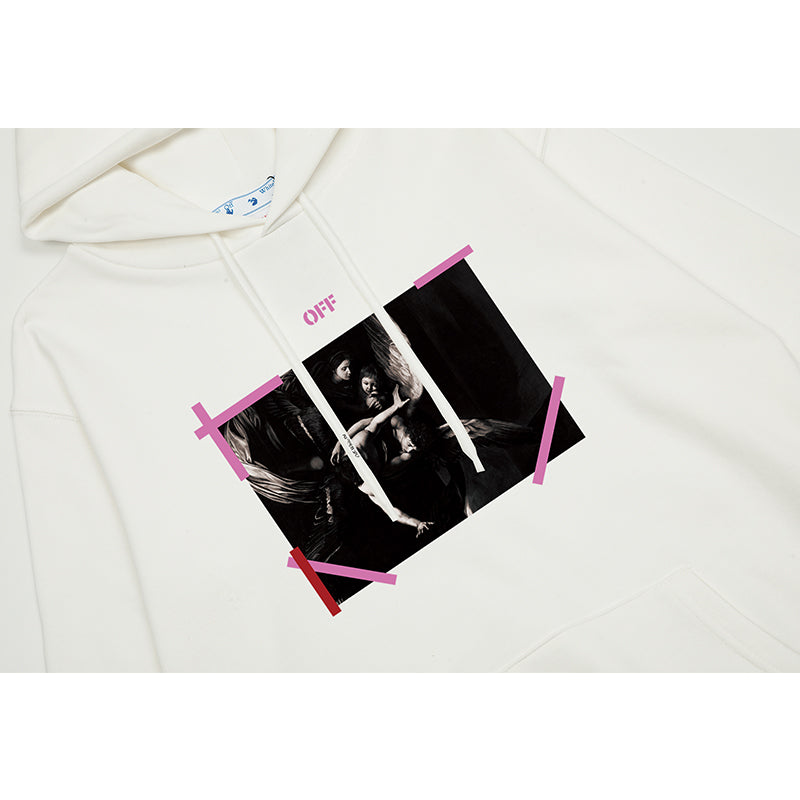 OFF WHITE Hoodie Trendy Street Style Personalized Cotton