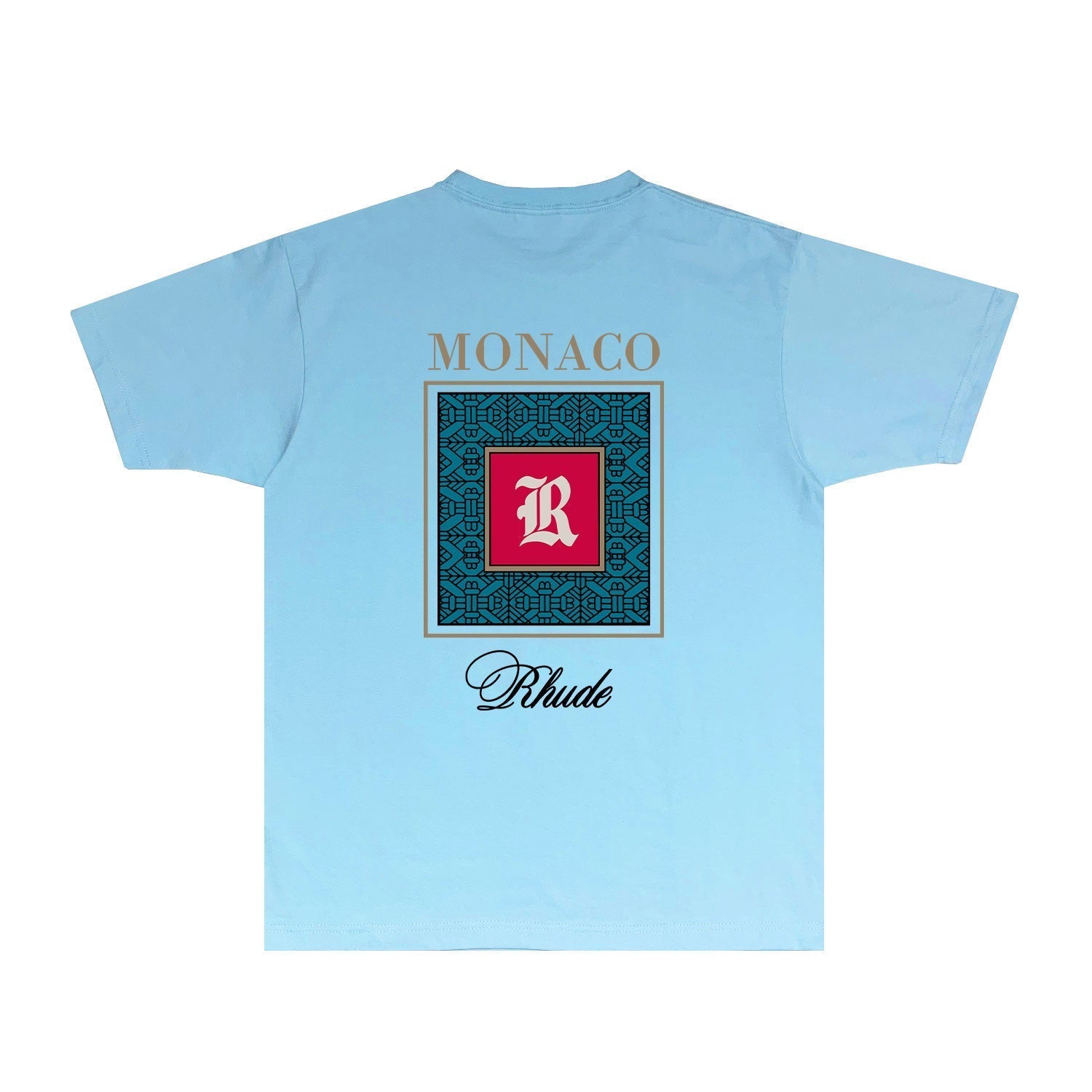 Rhude T Shirts Printed Trendy Pure Cotton